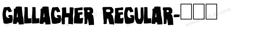 Gallagher Regular字体转换